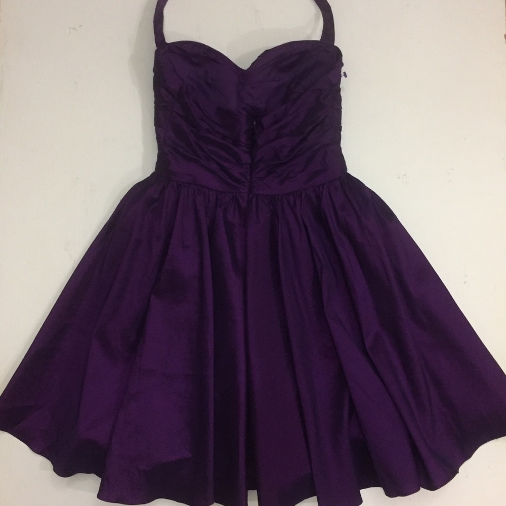 Beautiful Chambray Taffeta Origami Style Bustier Dress Romantic Gothic Rococo - Picture 5 of 5